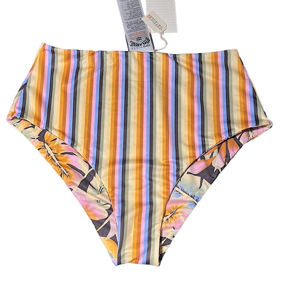 Billabong Reversible  Retro High Waisted Bottom - Picture 11 of 15